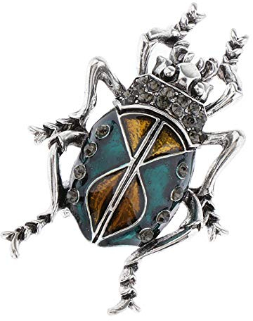 Broche d'insectes pour hommes - Épingles à revers élégantes - Broche de chemise de costume pour hommes pour accessoires de fête de mariage (couleur : bleu S)