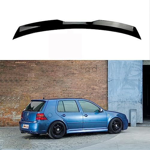 NURCIX Auto Heckspoiler Lippe Kofferraum Heckflügel ABS Material für VW Golf 4 MK4 R32 Hatchback MAX 1999-2006 StoßStange Dach Deckel Tail Wing High Kick Heckklappe
