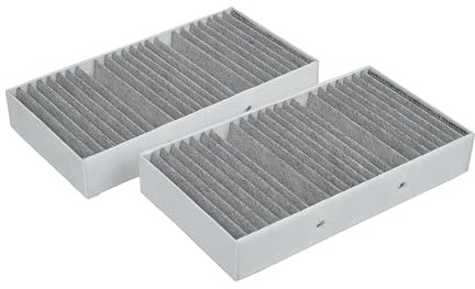 STELLOX 71-10553-SX Innenraumfilter (2 Stück) – Pollenfilter mit Aktivkohle – Für PKW