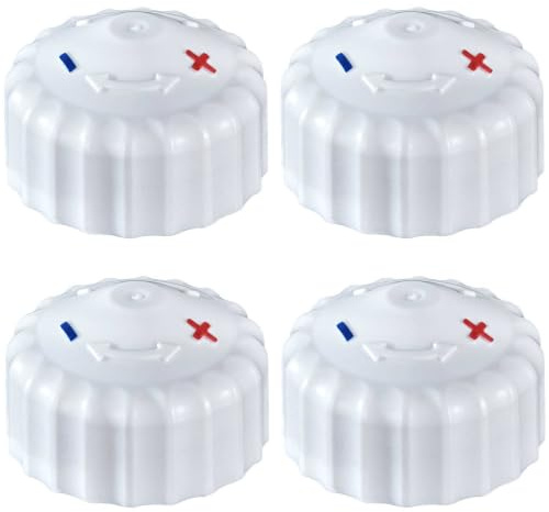 Lot de 4 capuchons de protection de valve pour régulateur manuel M30 x 1,5 mm