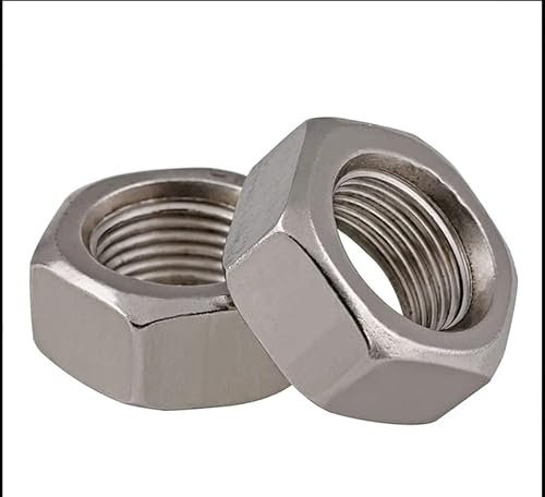 M8 M8*1 M8x1 M10 M10*1 M10x1 M12 M12*1 M12x1 DIN934 304 Edelstahl 304ss Dünne Feingewinde Sechskant-Sechskantmutter(5pcs M12x1)