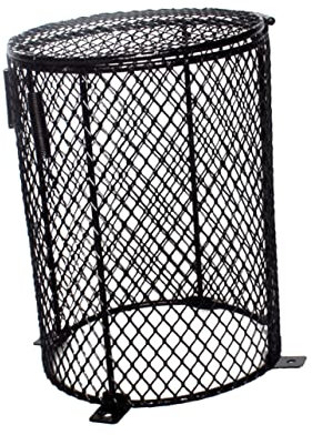 Toyvian Lampe Anti-brûlure Pour Reptiles Forme Ronde -jour De Jour Protection Chauffante Pour Animaux Soins Pour Volaille Noir