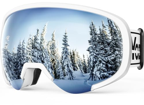 YOZISS Ski Goggles Men Women,OTG Snowboard Goggles Over Glasses,Anti Fog Winter Sports Goggles for Snowboard Snowmobile
