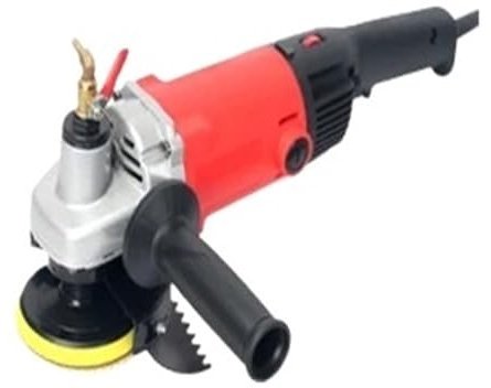 Pulidora de 1400W con protección contra fugas, máquina amoladora de amortiguación húmeda de piedra de 4 pulgadas, velocidad Variable for mostrador de piso de hormigón de granito para mármol, cerámica