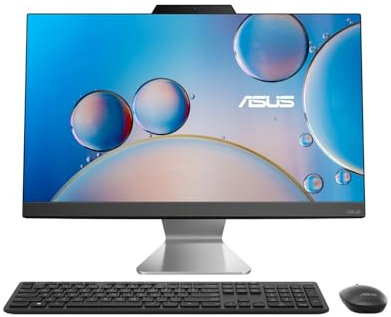 ASUS A3402 23.8 inch Full HD All-in-One PC (Intel Core i5-1335U, 8GB DDR5 RAM, 512GB PCIe G4 SSD, Ships with Wireless Keyboard and Wireless Mouse, Wifi 6E, Windows 11 Home