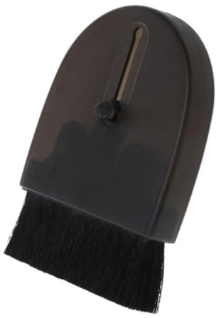 UKCOCO Spazzola Per Giradischi in Vinile Per La Pulizia Dei Dischi, Strumento Leggero e Portatile Per Manutenzione Lettore, Per Appassionati Di Vinili e Pulizia Antistatica