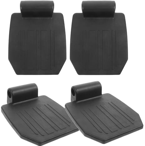 VERDANVERSE 4pcs Wheelchair Footrest Replacement Swing Away Footplates for Electric and Transport Chairs Ergonomic Support for Adults Stable and Comfortable Mobility Accessory