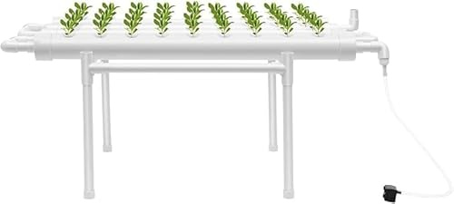 Sistema di coltivazione idroponico con 36 siti di impianto, PVC-U, 1 strato di sistema di coltivazione idroponico, tubi senza terra con tubo di ispessimento, pompa dell'acqua, sistema di irrigazione