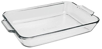 Anchor Hocking 81935OBL11 Oven Basics Bake Dish, 3 quart, Clear