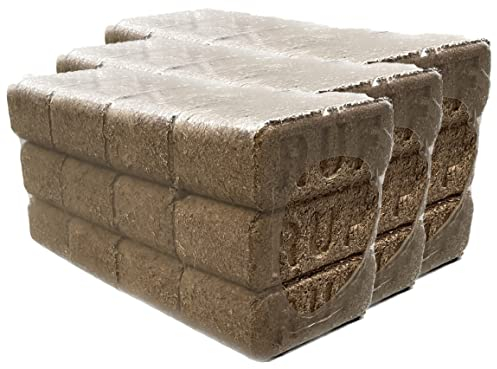 Original Ruf di legno mattoncini 30 kg Legna da ardere camino in legno lunga durata di braci