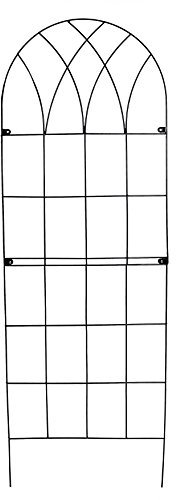 RUDDINGS WOOD Large Metal Garden Trellis 1.8m high - Wall Climbing Plant Support Frame