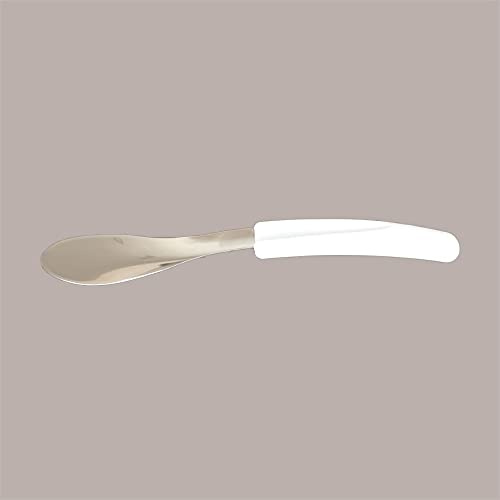 Lucgel Spatola per Gelato in Acciaio con Manico Ergonomico Bianco 26 cm