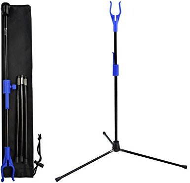 Archery Bow Stand Recurve Bow Compound Bow Stand Rack Holder Legs 18.9 Height