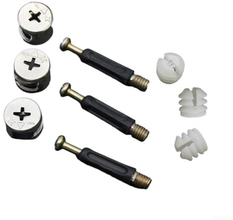 Secure Connection 3 In 1 Screw Furniture Connector, Set of 20PCS for Long Lasting Use (35MM)
