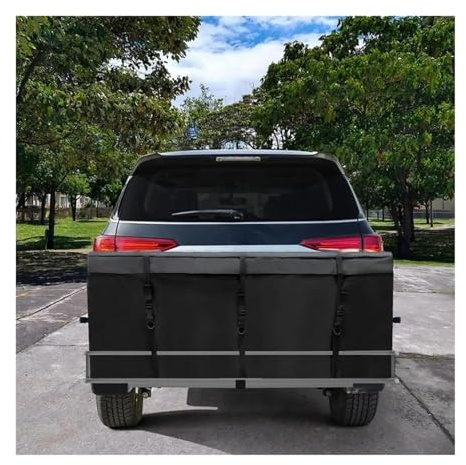 SPUFKGE Baca Portaequipajes Bolsa Techo Carga Coche Organizador Almacenamiento Tela Oxford con Enganche Bolsa Cubo Bolsa Equipaje Trasero Bolsa Lona ​​Accesorios Coche Barras Transversales