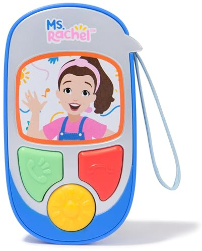 Ms. Rachel Official Electronic Talk with Me Learning Phone with Conversational Phrases, Educational Toys & Toddler Toys for Girls & Boys Ages 1-3+