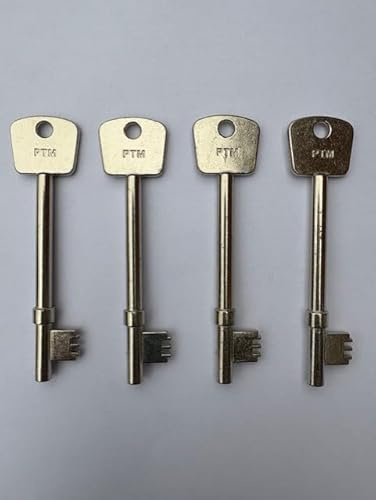 4 x Radar Keys for UK Disabled Toilets Standard Size fits Easily on Key Rings in Purses and Wallets, Pockets