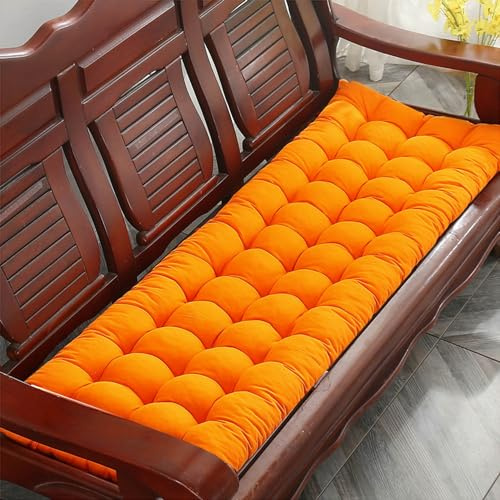 Garden Bench Cushion Non-Slip Outdoor Seat Pad 55 * 150cm Waterproof Bench Pillow for Garden Furniture & Hollywood Swing Comfortable Chair Cushion Bankauflage.