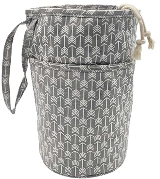 TUKEVA Mini Handarbeitstasche für Garn Stricken Tasche (Grau, M)