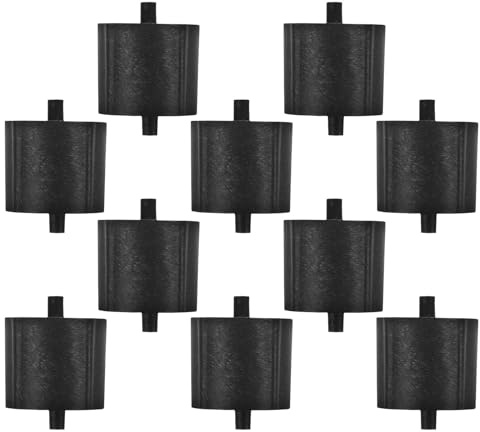 TEMPNAP Lot de 10 pièces de rechange pour dévidoir de ruban adhésif de table, noyau en plastique avec pied fixe pour bureau, école et usage domestique