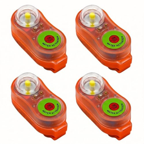 Generico 6X Gilet di Salvataggio, Luce A LED, Giubbotto Salvavita Flash, per Sopravvivenza In Acqua di Emergenza 2026