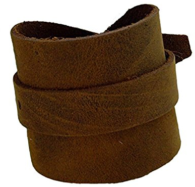 Leder 1-er-Armband 5,8 cm breit Armschmuck Farbe hell-braun Wickelarmband