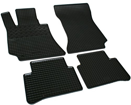 Gummi Fußmatten Set, 4teilig, Gummifußmatten Gummimatten Matten