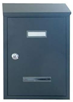 Alubox CASSETTA POSTALE POSTA BUCA LETTERE PRIMA MAXI colore GRIGIO GHISA