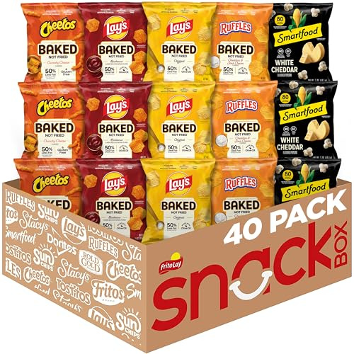 Frito-Lay Baked & Popped Mix Variety Pack 40 unidades