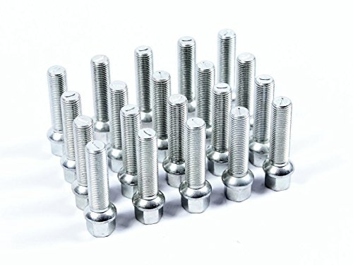 20 Bolzen Radschraube Schraube Kugelbund Kugelkopf M12x1,5-30mm Gewindelänge