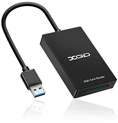 Sony Lector de Tarjetas USB 3.0 XQD, Lector de Tarjetas de Memoria XQD, Compatible con Tarjetas G/M Series USB Mark XQD, Tarjetas Lexar 2933x/1400x USB Mark XQD