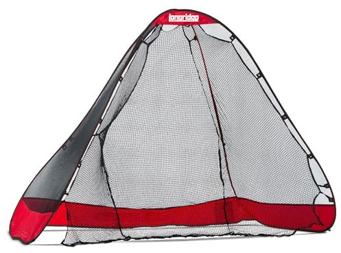 Longridge Pop Up Return Golfnetz, Schwarz/Rot