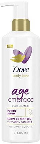 Dove Body Love Age Embrace with peptide serum and pure glycerin Body Cleanser skin care for maturing skin (Pack of 3) 517 ml