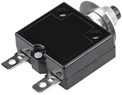 Interruttore Automatico da 8 A, Interruttore Termico a Ripristino Manuale con Ripristino Manuale Salvamotore Protezione Sovraccarico di Corrente per Auto, Industriale