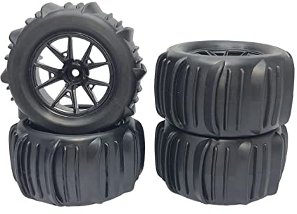 Harilla Desert Wheels with Paddle Tires Replacement, Sand Snow Desert Tire Set Control Car Tire Accessories for 1//14 1/16 Scale RC Truck Spare Part