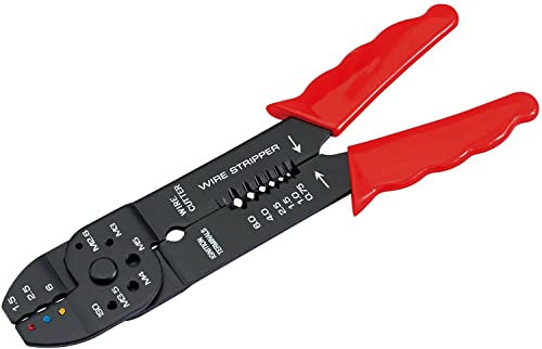Buystarget Wire Cable Stripper Cutter Pliers Crimping Tool Adjustable Electrician Tool UK