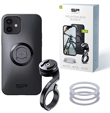 SP CONNECT Mountain Bike Bundle |SPC+| kompatibel mit iPhone 12 Pro/12 | Handyhalter für Mountainbike| Mountainbike MTB Handy Halterung Gadget