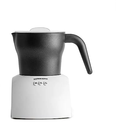 LeTkingok Montalatte Elettrico 220V, Schiumalatte Automatico Macchina per Caffè Espresso Professionale Latte Cappuccino Schiuma Calda Fredda