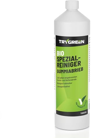 Gummiabriebentferner Spezialreiniger Gummiabrieb - Speziell gegen Gummiabrieb, Reifenspuren, Schuhabrieb und eingebrannte Fette (1 L, Flasche)