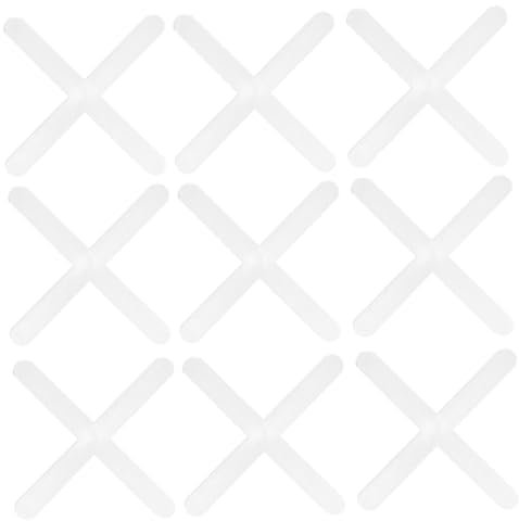 Homoyoyo 1000pcs Floor Tile Spacers Cross Shaped Positioning Tools for Installation Design for Precision Gaps for Ceramic