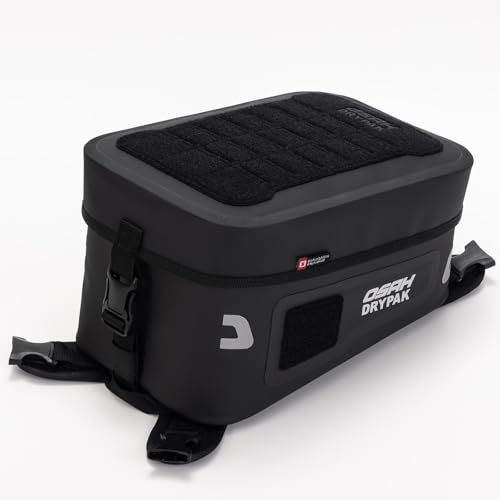 Greanthour Motorrad TPU Tank Bag，wasserdichte Motorrad Sitz Aufbewahrungstasche,Multifunktional Tanktasche Tankrucksack, Passt am meisten Enduro,und Abenteuer Motorräder(Schwarz-6L)