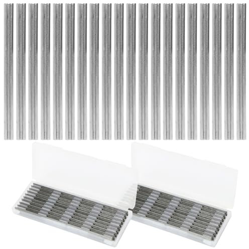 10 Pièces Lames de Raboteuse 82mm, lame du rabot HSS, Réversibles Lame de Raboteuse, pour Machines De Travail du Bois, Rabots MAKlTA, Bosch, Lames De Rabot for Travail du Bois Power Tool Pièces