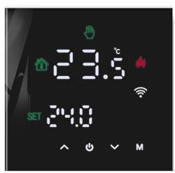 Termorregulador Inteligente for hogar, termostato de Suelo cálido con WiFi, Controlador de Temperatura de calefacción eléctrica, Caldera de Gas(TGW60B-WIFI-WPB)