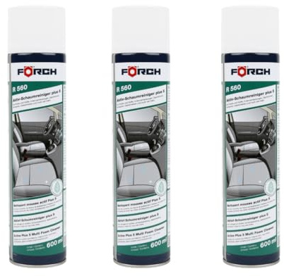 3 Stück Förch Aktiv-Schaumreiniger Plus 5 R560 – Vielseitiger Schaumreiniger für hartnäckige Verschmutzungen (600 ml) | Vielseitiger Schaumreiniger, Für hartnäckige Verschmutzungen