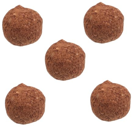 UKCOCO 5pcs Bird Beak Grinding Stone Natural Calcium Perch for Parrots Pigeons Supports Beak Health Strong Bones Convenient Cage Accessories for Daily Chewing