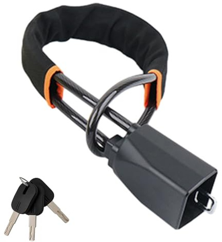 Steering Wheel Lock, Anti Theft Car Security Device with 3 Keys,Double Car Anti Theft Device,Fits Most Vehicles, Trucks, SUVs, and Vans (Black)