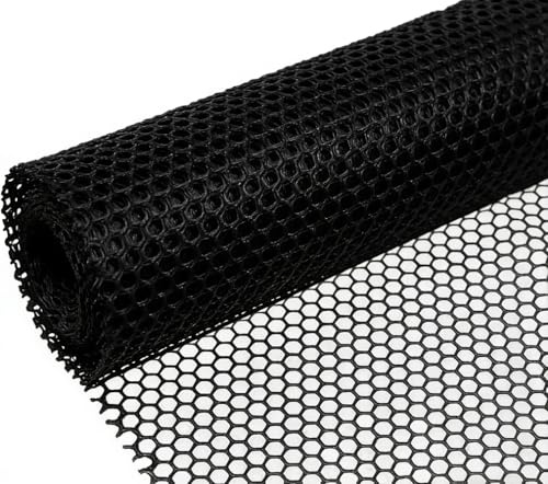 Plastic Chicken Wire Mesh Fence 40cm x 10m, Quick-Install Chicken Wire Fencing Poultry Netting,Floral Netting Mesh Sheet Garden Snake Barrier, Balcony Barrier for Cats,Pet,Dogs,Rabbits