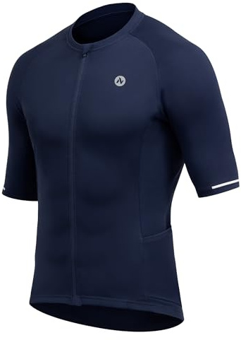 Nepest Radtrikot Herren Kurzarm Fahrradtrikot Herren, 6 Taschen, UPF50+ | Rennrad Trikot Herren Kurzarm, Atmungsaktiv, Schnelltrocknend, Reflektierend, Eng Anliegend, MTB Trikot, Fahrrad, Sommer