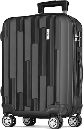 POSH Grande Valigia Rigida - Leggera in ABS 100 L e 4 kg - Bagaglio XL con Lucchetto a Combinazione - Ruote Girevoli a 360° con Scorrimento Fluido - Ideale per Viaggi di 2 Settimane