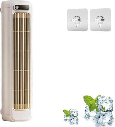 Aire acondicionado portátil - Enfriador de aire personal ultrasilencioso de 3 velocidades, enchufable y recargable, eficiente energéticamente, mini aire acondicionado para el hogar, oficina